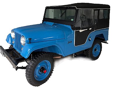 CAPOTA PISSOLETRO JEEP WILLYS FORD CJ5 SERIE ESPECIAL 80 ANOS