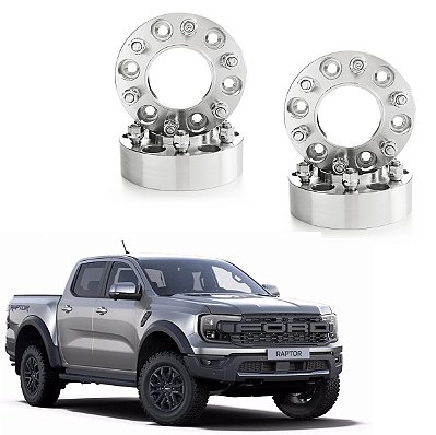 ESPAÇADOR DE RODA 38MM AVM FORD RANGER RAPTOR 2022 > JOGO COM 4 PEÇAS