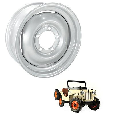 RODA ORIGINAL JEEP WILLYS CJ3 / CJ3B 16X4,5