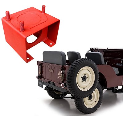 SUPORTE DE ESTEPE MODELO ORIGINAL JEEP FORD WILLYS CJ2A CJ3A