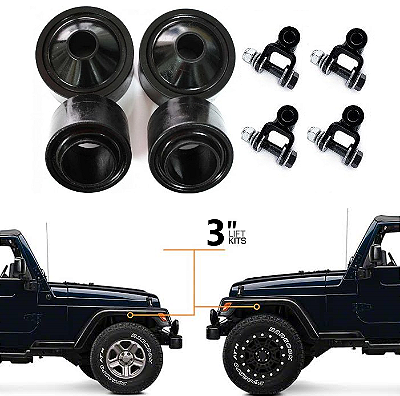 KIT LIFT  JEEP WRANGLER TJ COMPLETO 3 POLEGADAS