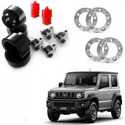 kit lift 2" Com Espaçador de Rodas 38,1mm para Suzuki Jimny Sierra