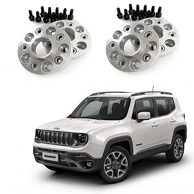 Espaçador Alargador de Roda AVM 31,75MM para Jeep Renegade Jogo 4 Pçs