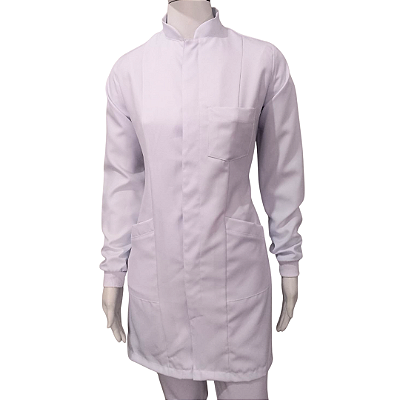 JALECO FEMININO GOLA PADRE – MANGA LONGA