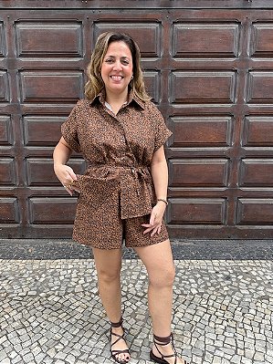 CAMISA SUMMER TRICOLINE ONÇA MICRA