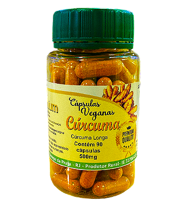 Cúrcuma PREMIUM - 500 mg com 90 Capsulas