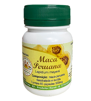 Maca Peruana 500mg -  60 Capsulas