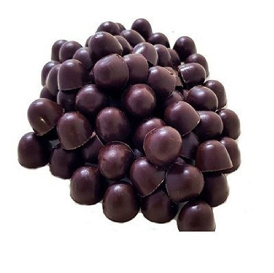 Gotas de Chocolate 50% Cacau Vegana Zero Açúcar (granel) - 100g