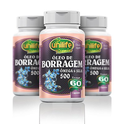 ÓLEO DE BORRAGEM 60 CÁPSULAS 700 mg