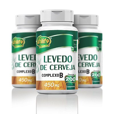 LEVEDO DE CERVEJA 200 COMPRIMIDOS 450 mg