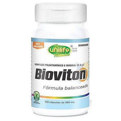 Bioviton Polivitamínico  560mg Unilife - 60 Cápsulas