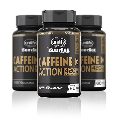 CAFFEINE ACTION - CAFEÍNA 60 CÁPSULAS 700 mg