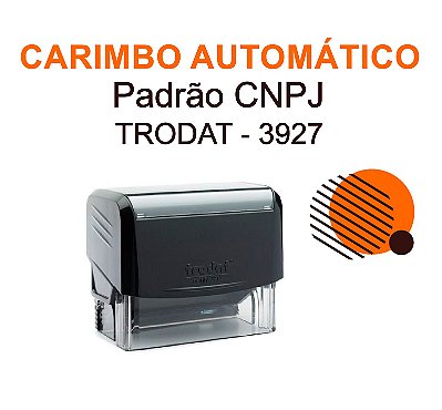 Carimbo Automático Trodat Printy 3927 - 40x60mm (CNPJ)