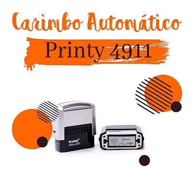 Carimbo Automático Trodat Printy 4911 - 14x38mm (Assinatura Pessoal)