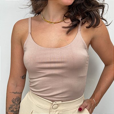 Blusa De Alcinha Ana Nude