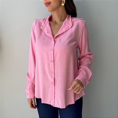 Camisa Feminina Rosa Eloá