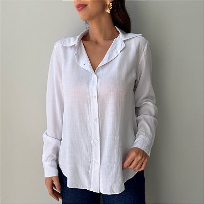 Camisa Feminina Branca Eloá