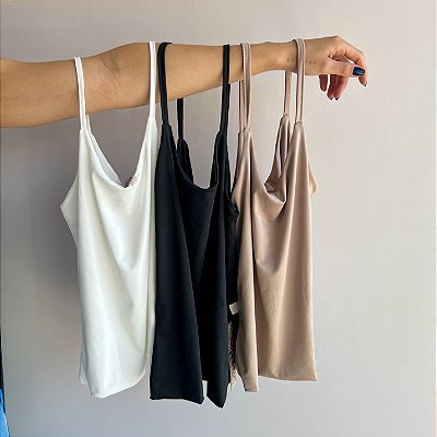 Kit 3 Blusas de Alcinha Ana