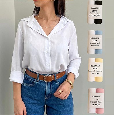 Kit 2 Camisas Eloá