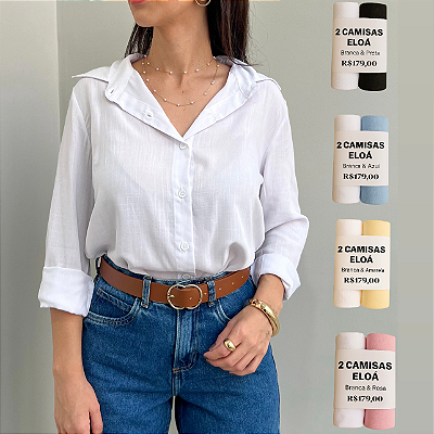 Kit 2 Camisas Eloá