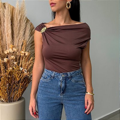 Blusa Gio Marrom