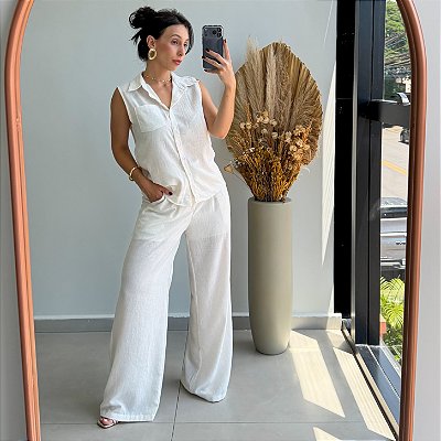 Conjunto Iris Linho Off