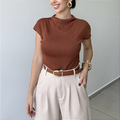 Blusa Modal Marcela Telha