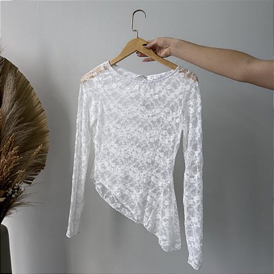 Blusa Livia Renda Branca