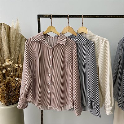 Kit 2 Camisas Liz Listrada