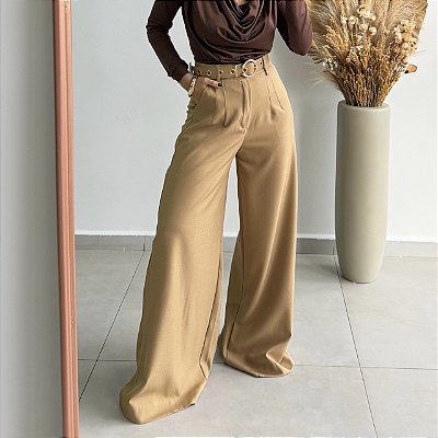 Calça Alfaiataria Carla Caramelo
