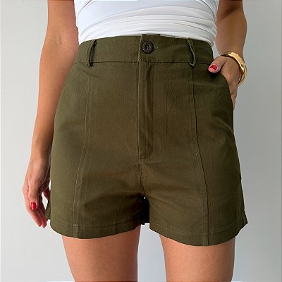 Shorts Taila Verde Militar