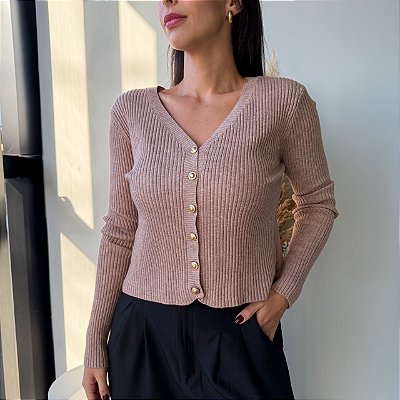 Conjunto Tricot Cecilia Nude Escuro