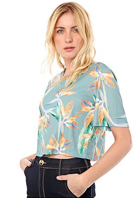 Blusa Lança Perfume Floral Verde [COM VARIAÇÃO]