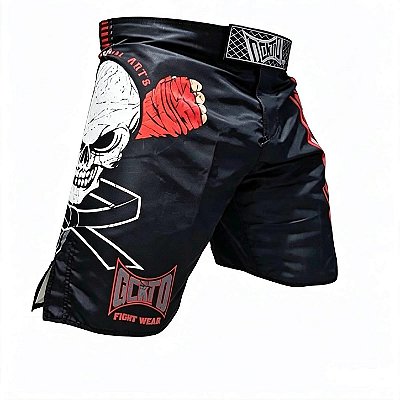 Short Bermuda Mma Muay Thai BJJ Ockto Caveira