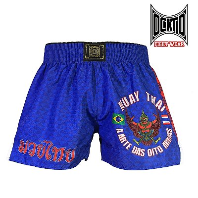 Short Muay Thai Estilo Retrô Ockto Garuda