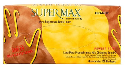 Luvas Supermax - Látex Powder Free XP P M e G
