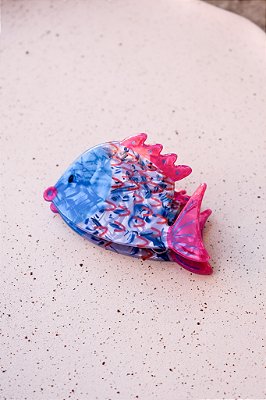 Piranha Peixe Rosa e Azul