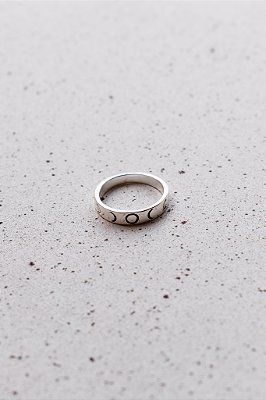 Anel Fases da Lua Resinado