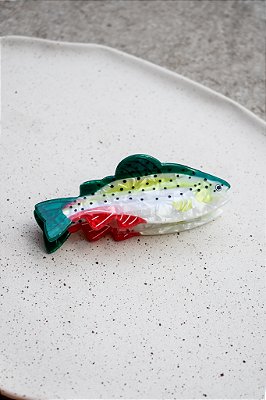 Piranha Peixe Tricolor Verde