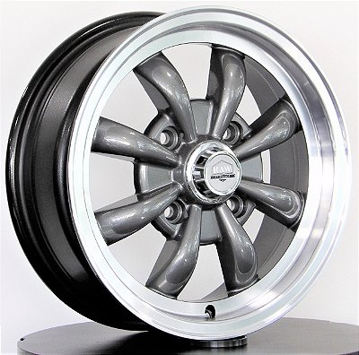 RODA RAW CLASSICS 8 SPOKE ARO 15X5,5 GRAFITE FURAÇÃO 4X130