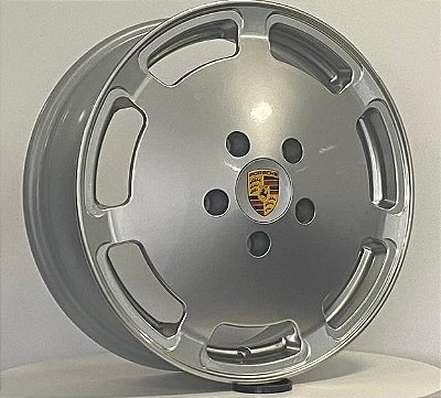 RODA SEVEN SLOT ARO 17X6 PRATA FURAÇÃO 5X130