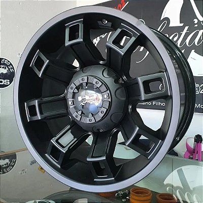 RODAS OFF ROAD OR-01 ARO 17 Furação 6X139,7 PRETA FOSCO