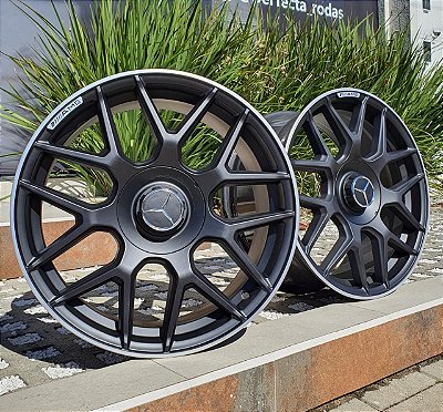 RODAS MERCEDES DUAS TALAS MC/M01 ARO 20 Furação 5X112 PRETA