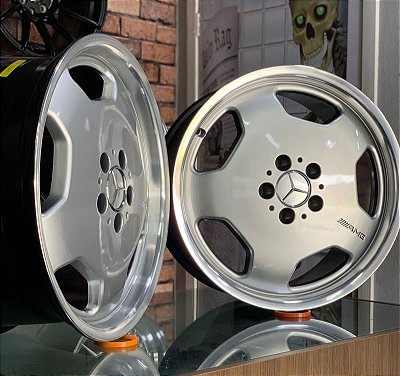 RODAS MERCEDES DUAS TALAS MONOBLOCO MC/M26 ARO 18 Furação 5X112
