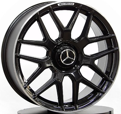RODAS MERCEDES DUAS TALAS MC/M010 ARO 19 Furação 5X112 PRETO