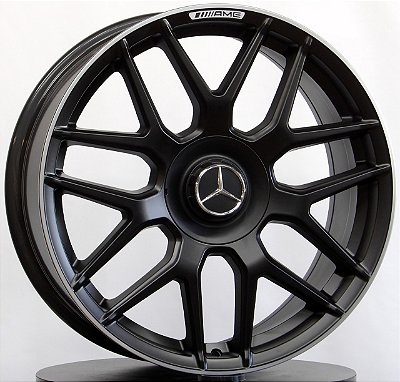 RODAS MERCEDES DUAS TALAS MC/M10 ARO 18 Furação 5X112 PRETO