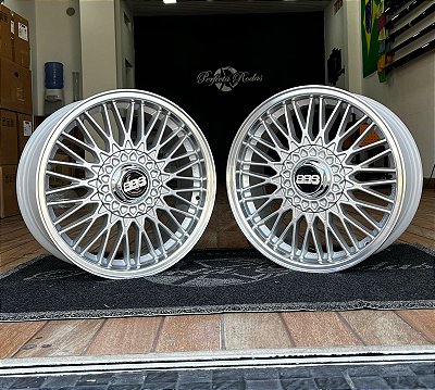RODAS BBS ARO 17 TALA 7 FURAÇÃO 4X100/108