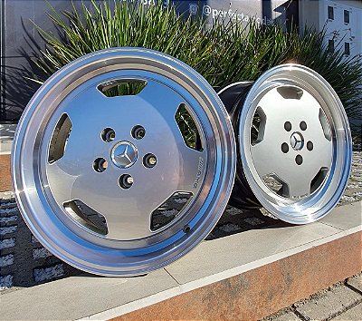 RODAS MERCEDES DUAS TALAS MONOBLOCO SP-21 ARO 17 Furação 5X112