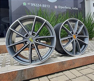 RODAS PORSCHE 911 TARGA 4S ARO 20  FURAÇÃO 5X130