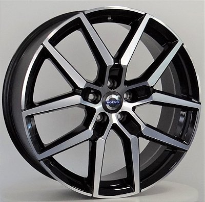 RODA VOLVO MC/V04 ARO 20 Furação 5X108 PRETO DIAMANTADO